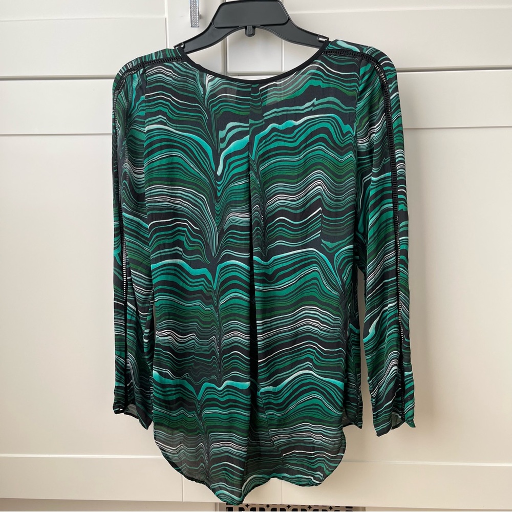 Veronica Beard Striped Patterned Top - image 5